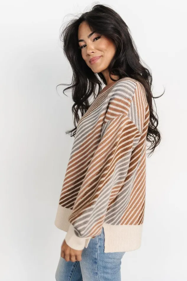 Women Baldwin Striped Sweater Multi Baltic Born Sweaters Women Baldwin Striped Sweater Multi Baltic Born Sweaters