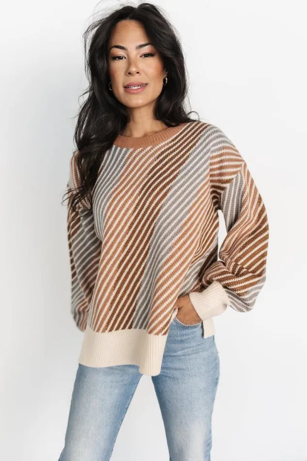 Women Baldwin Striped Sweater Multi Baltic Born Sweaters Women Baldwin Striped Sweater Multi Baltic Born Sweaters