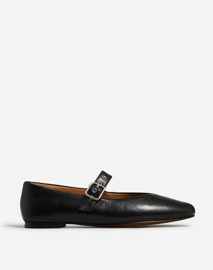 Women Ballet Flats Madewell The Remy Mary Jane Flat True Black