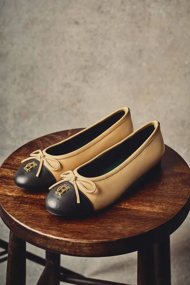 Women Ballet Shoe Nude Black Holland Cooper Pumps
