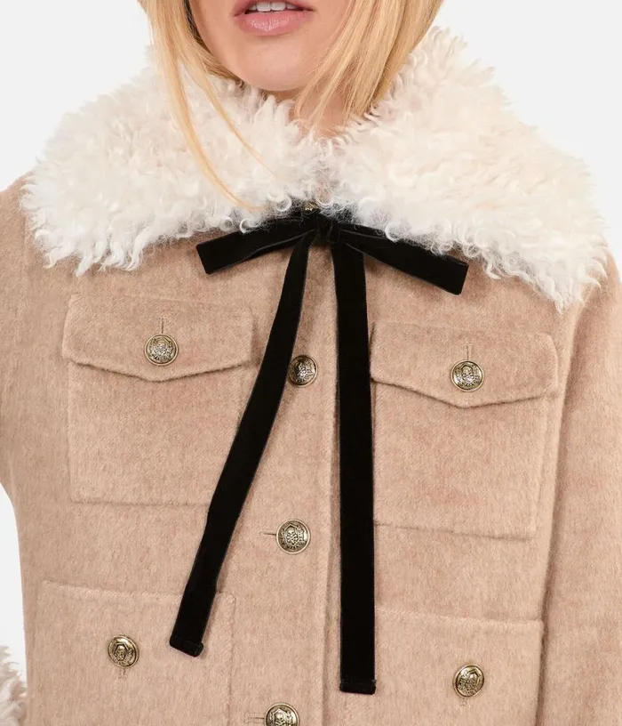 Women Beige Jacket THE KOOPLES Coats and Jackets