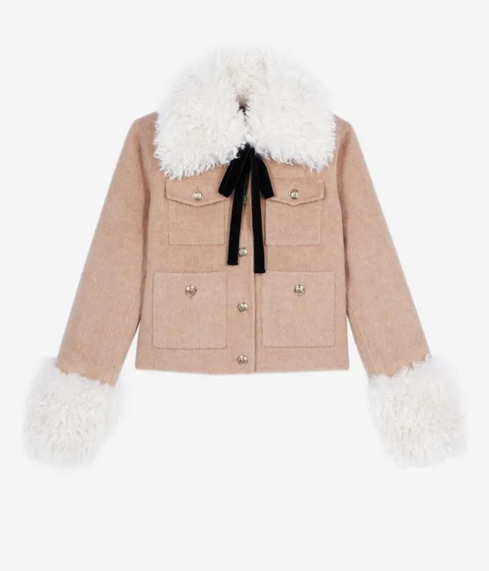 Women Beige Jacket THE KOOPLES Coats and Jackets