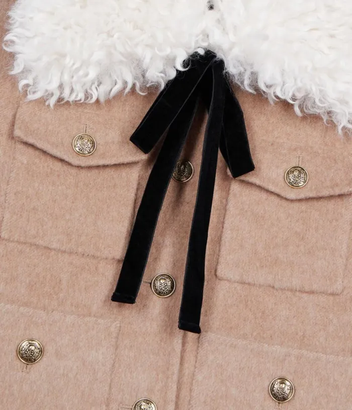 Women Beige Jacket THE KOOPLES Coats and Jackets