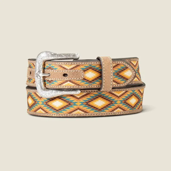 Women Belts Ariat Geometric Pattern Belt Multi