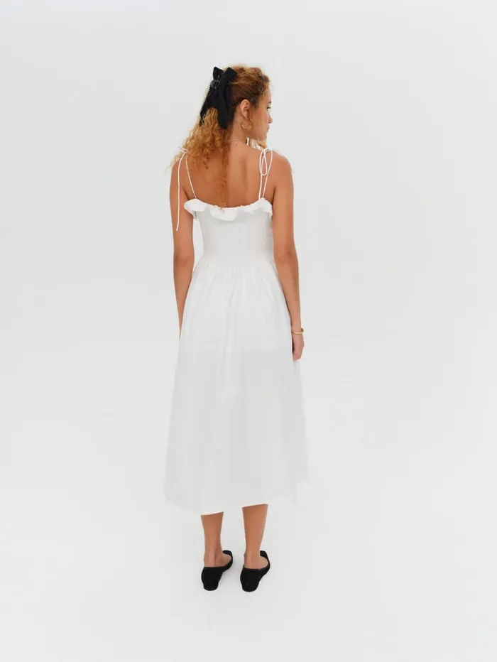 Women Bethany Midi Dress White For Love and Lemons Dresses Women Bethany Midi Dress White For Love and Lemons Dresses