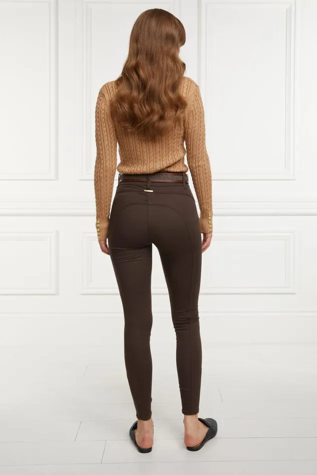 Women Biker Jean Chocolate Holland Cooper Jeans Women Biker Jean Chocolate Holland Cooper Jeans