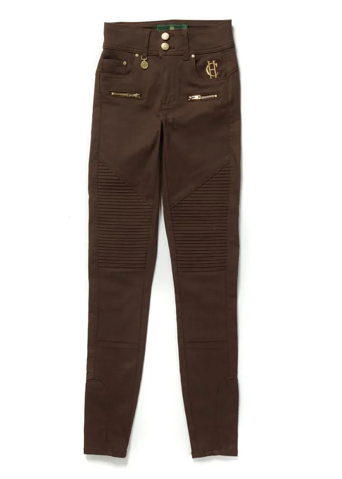 Women Biker Jean Chocolate Holland Cooper Jeans Women Biker Jean Chocolate Holland Cooper Jeans