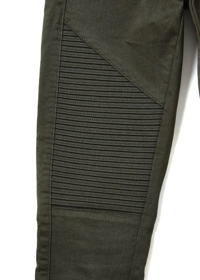 Women Biker Jean Hunter Green Holland Cooper Jeans