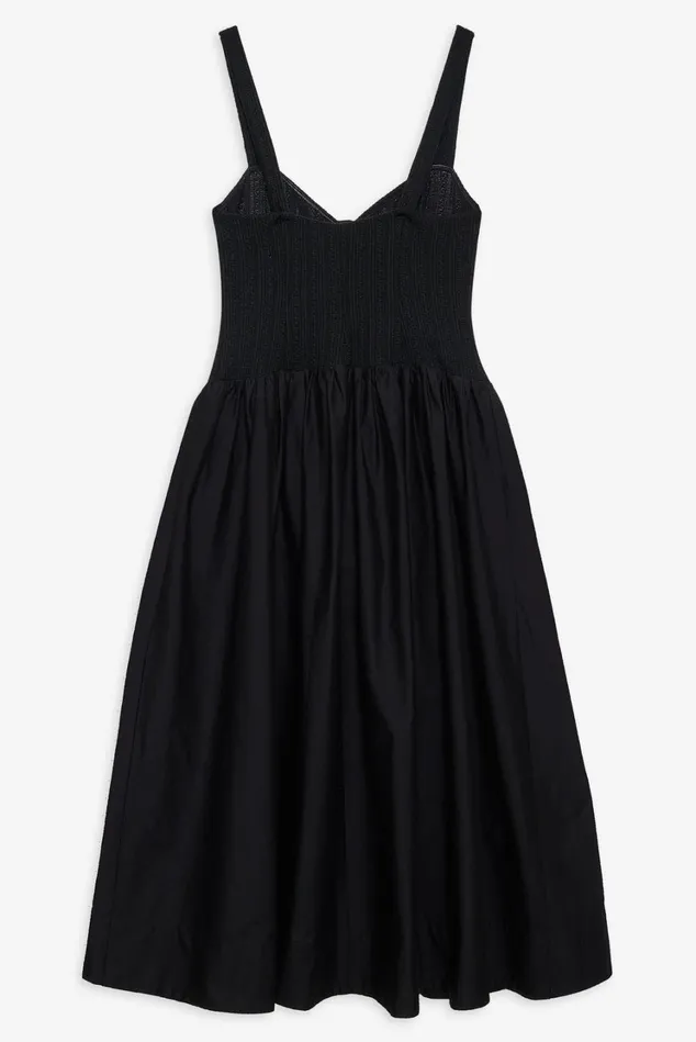 Women Billie Pointelle Midi Dress Black For Love and Lemons Dresses Women Billie Pointelle Midi Dress Black For Love and Lemons Dresses