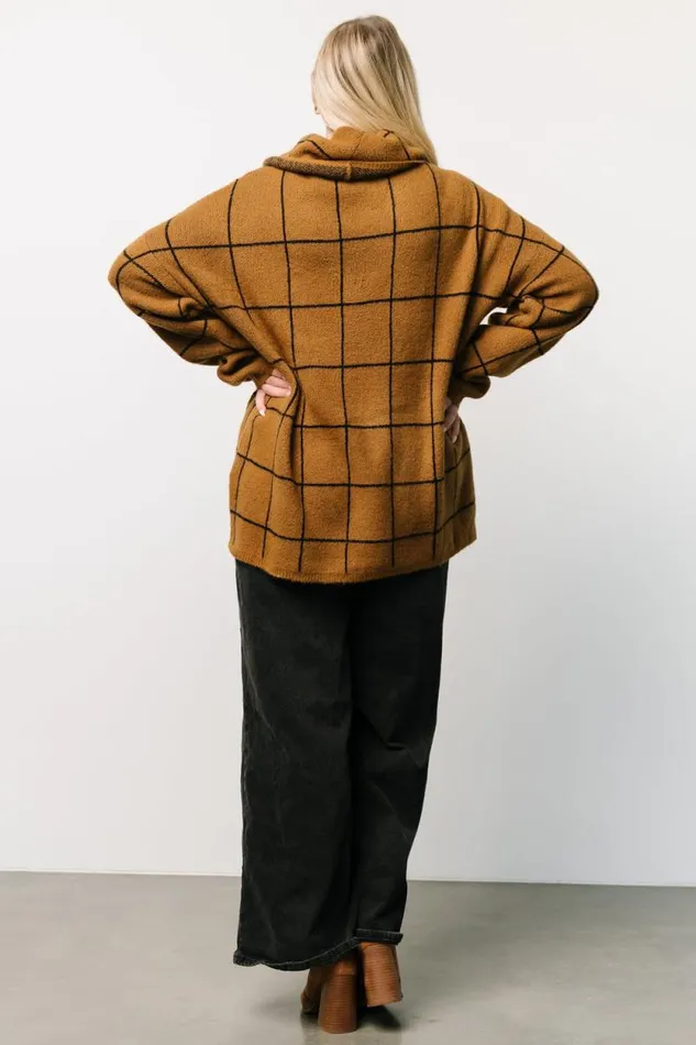 Women Birmingham Funnel Neck Sweater Brown Baltic Born Sweaters Women Birmingham Funnel Neck Sweater Brown Baltic Born Sweaters