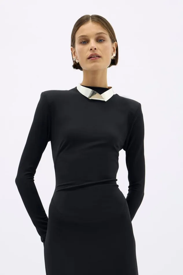Women Black Dresses Rachel Gilbert CLOVE DRESS Women Black Dresses Rachel Gilbert CLOVE DRESS