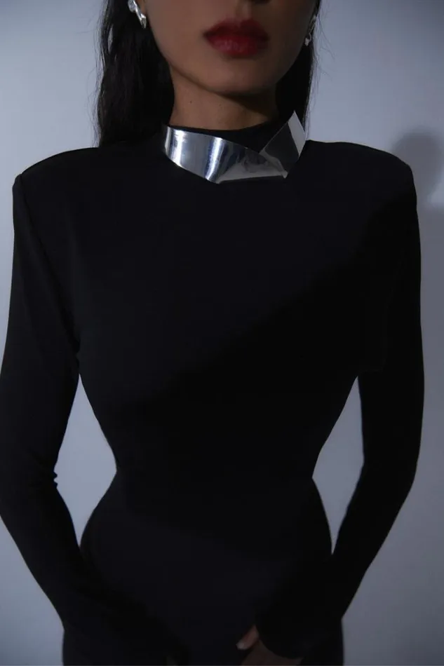 Women Black Dresses Rachel Gilbert CLOVE DRESS Women Black Dresses Rachel Gilbert CLOVE DRESS