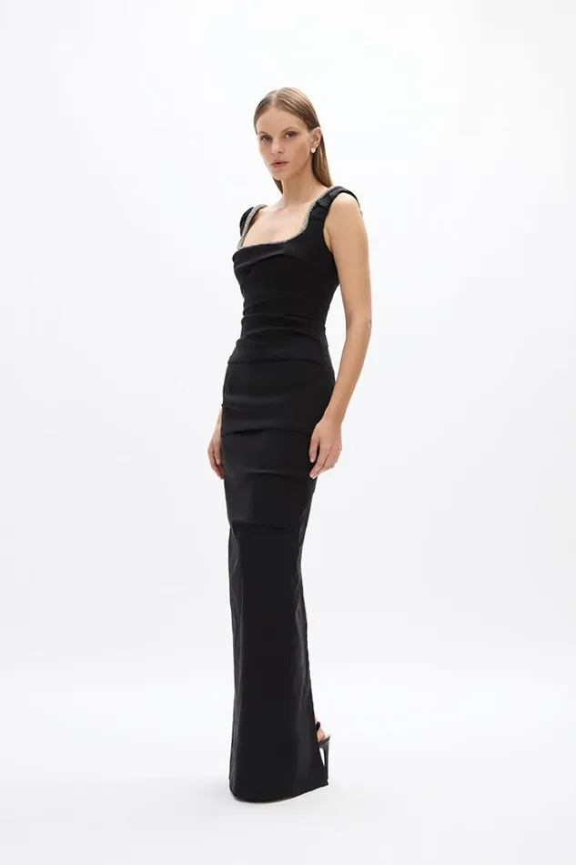 Women Black Dresses Rachel Gilbert Onyx Gown Black Women Black Dresses Rachel Gilbert Onyx Gown Black