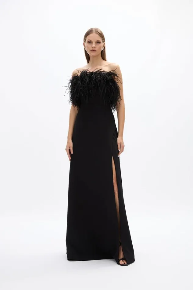 Women Black Dresses Rachel Gilbert Rachel Gilbert LINC GOWN 8211 BLACK