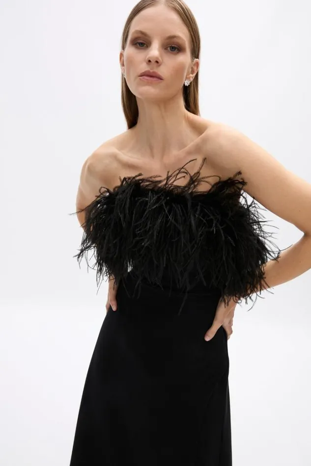 Women Black Dresses Rachel Gilbert Rachel Gilbert LINC GOWN 8211 BLACK