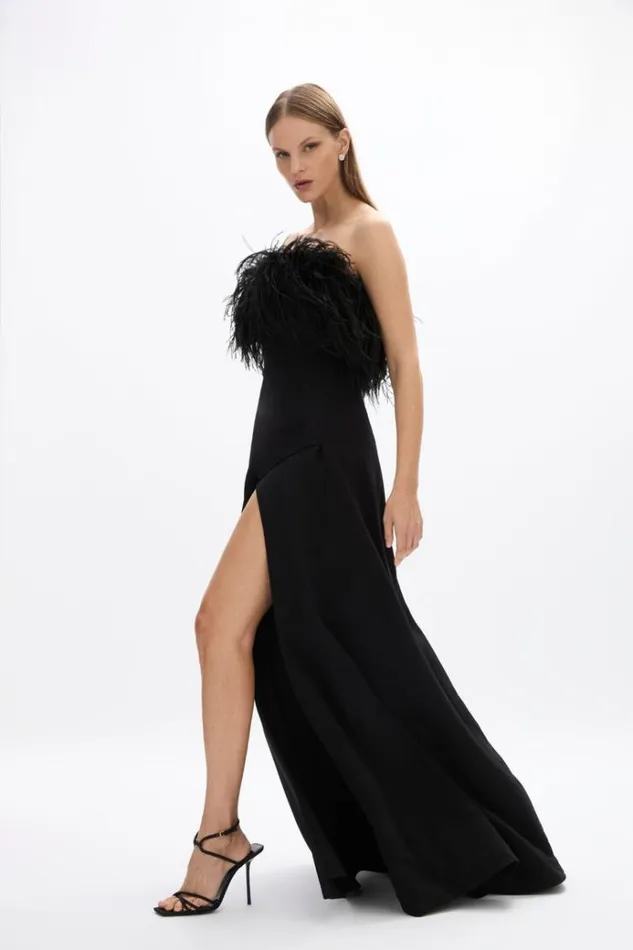 Women Black Dresses Rachel Gilbert Rachel Gilbert LINC GOWN 8211 BLACK