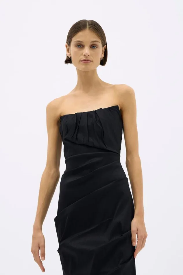 Women Black Dresses Rachel Gilbert SIENNA STRAPLESS GOWN Women Black Dresses Rachel Gilbert SIENNA STRAPLESS GOWN