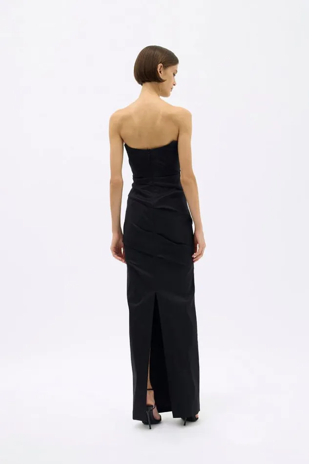 Women Black Dresses Rachel Gilbert SIENNA STRAPLESS GOWN Women Black Dresses Rachel Gilbert SIENNA STRAPLESS GOWN