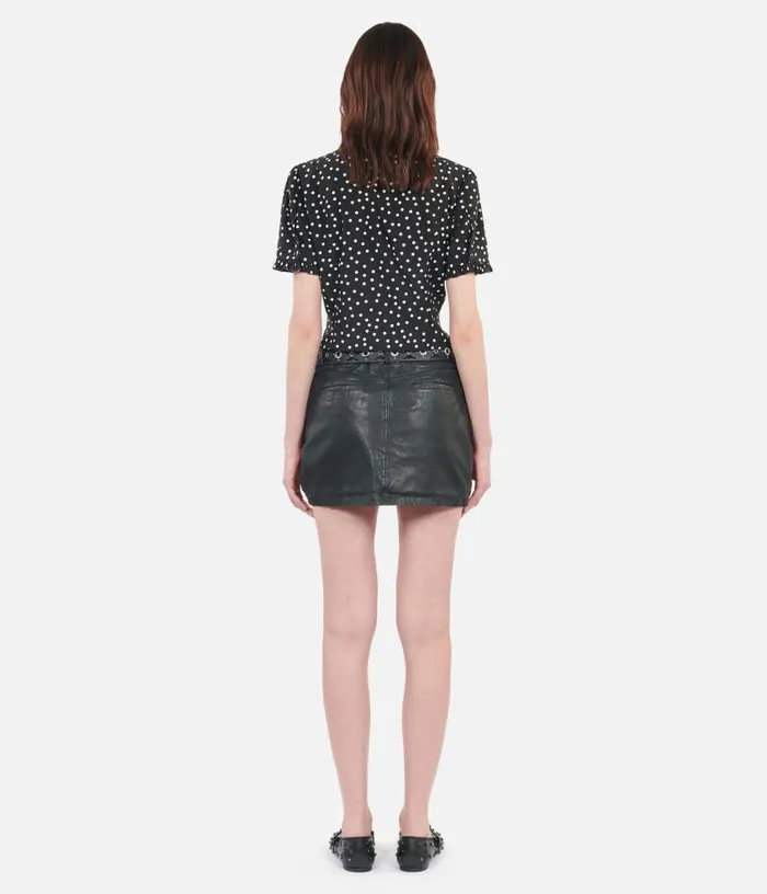 Women Black Polka Dot Shirt THE KOOPLES Blouses and Shirts