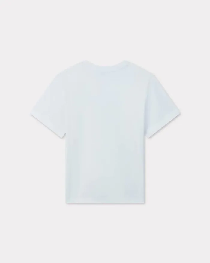 Women Boke Flower 20039 Relax Tshirt In Cotton White Kenzo Tshirts And Polos