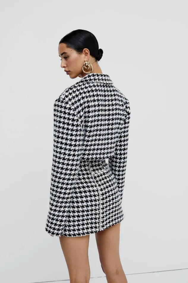 Women Bonnie Cropped Blazer Black For Love and Lemons Tops Women Bonnie Cropped Blazer Black For Love and Lemons Tops