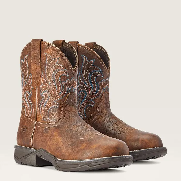 Women Booties Ariat Anthem Round Toe Shortie Western Boot Copper Kettle Women Booties Ariat Anthem Round Toe Shortie Western Boot Copper Kettle