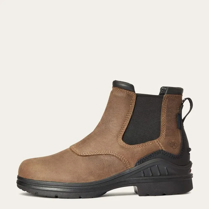 Women Booties Ariat Barnyard Twin Gore II Waterproof Boot Antique Brown Women Booties Ariat Barnyard Twin Gore II Waterproof Boot Antique Brown