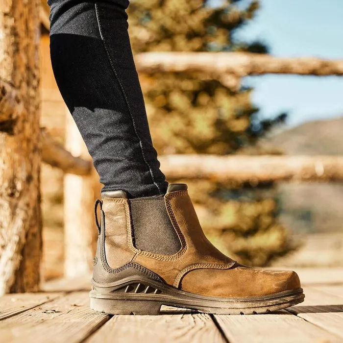 Women Booties Ariat Barnyard Twin Gore II Waterproof Boot Antique Brown Women Booties Ariat Barnyard Twin Gore II Waterproof Boot Antique Brown
