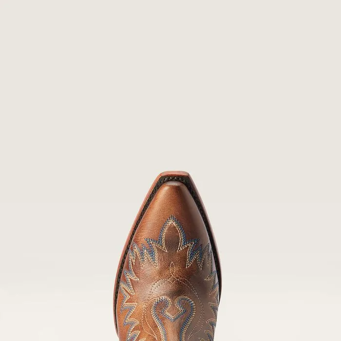 Women Booties Ariat Dixon Chimayo Western Boot Fiery Tan