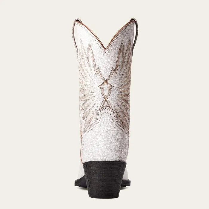 Women Booties Ariat Goldie Western Boot Distressed White Women Booties Ariat Goldie Western Boot Distressed White