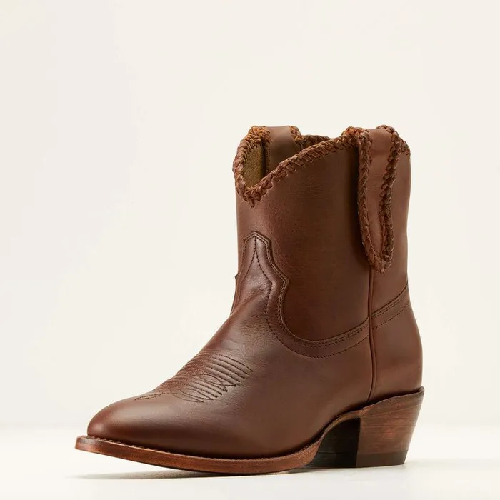 Women Booties Ariat Sterling Cora Western Boot Oiled Bridle