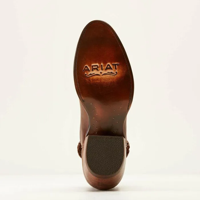 Women Booties Ariat Sterling Cora Western Boot Oiled Bridle Women Booties Ariat Sterling Cora Western Boot Oiled Bridle
