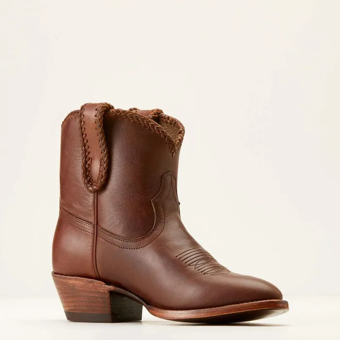 Women Booties Ariat Sterling Cora Western Boot Oiled Bridle Women Booties Ariat Sterling Cora Western Boot Oiled Bridle