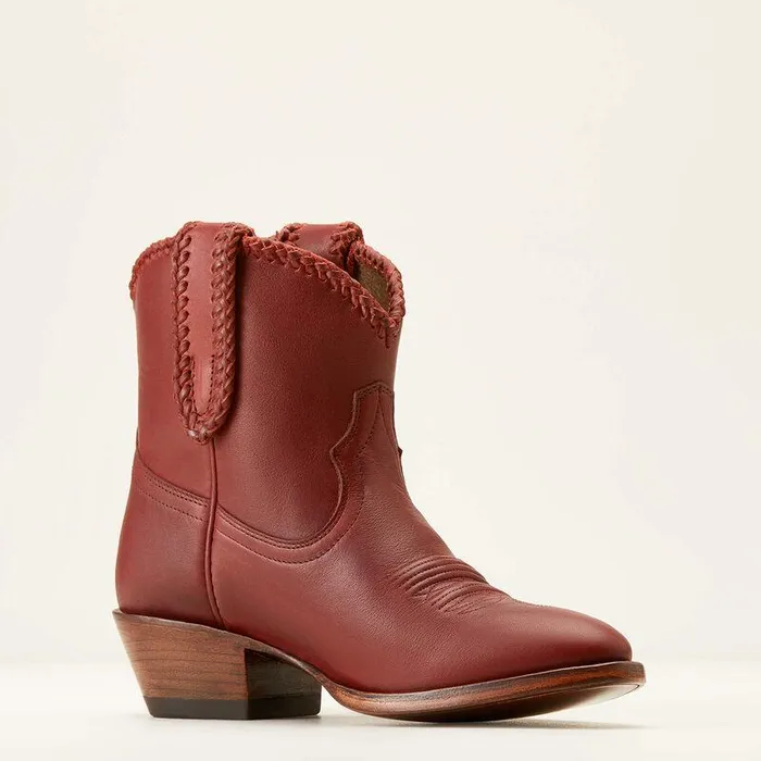Women Booties Ariat Sterling Cora Western Boot Raving Red Women Booties Ariat Sterling Cora Western Boot Raving Red