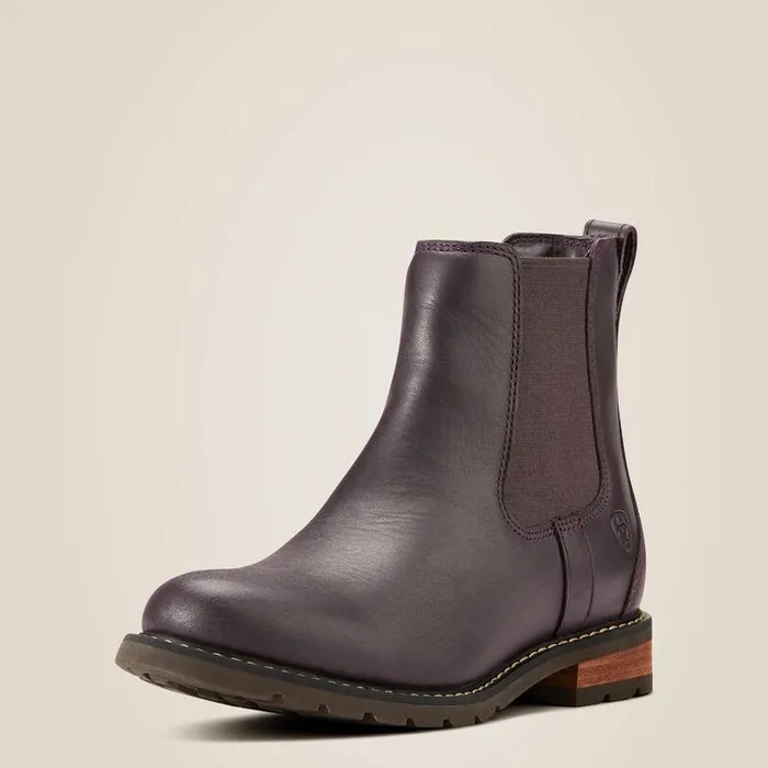 Women Booties Ariat Wexford Waterproof Chelsea Boot Cordovan