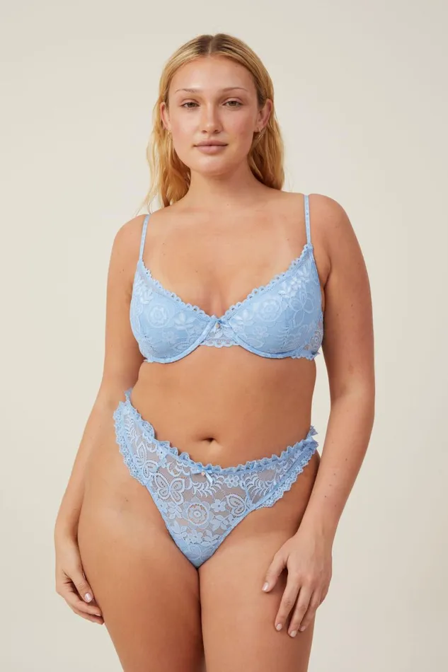 Women Bras Cotton On Butterfly Lace Lightly Lined Bra Dream Cloud