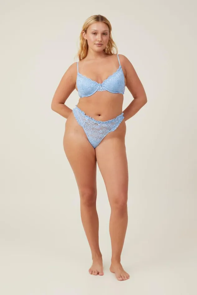 Women Bras Cotton On Butterfly Lace Lightly Lined Bra Dream Cloud