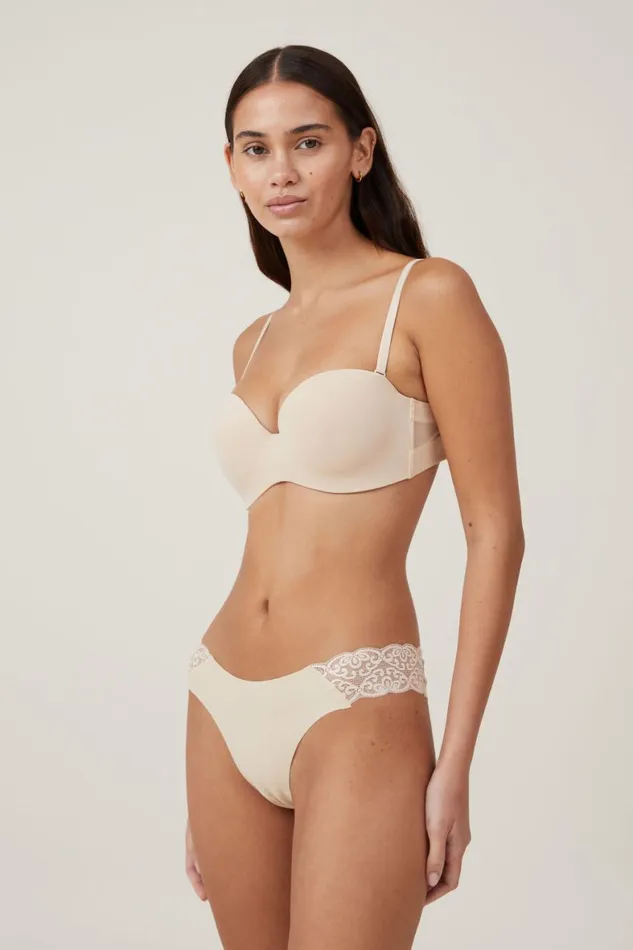 Women Bras Cotton On Everyday Contour Strapless Bra Frappe