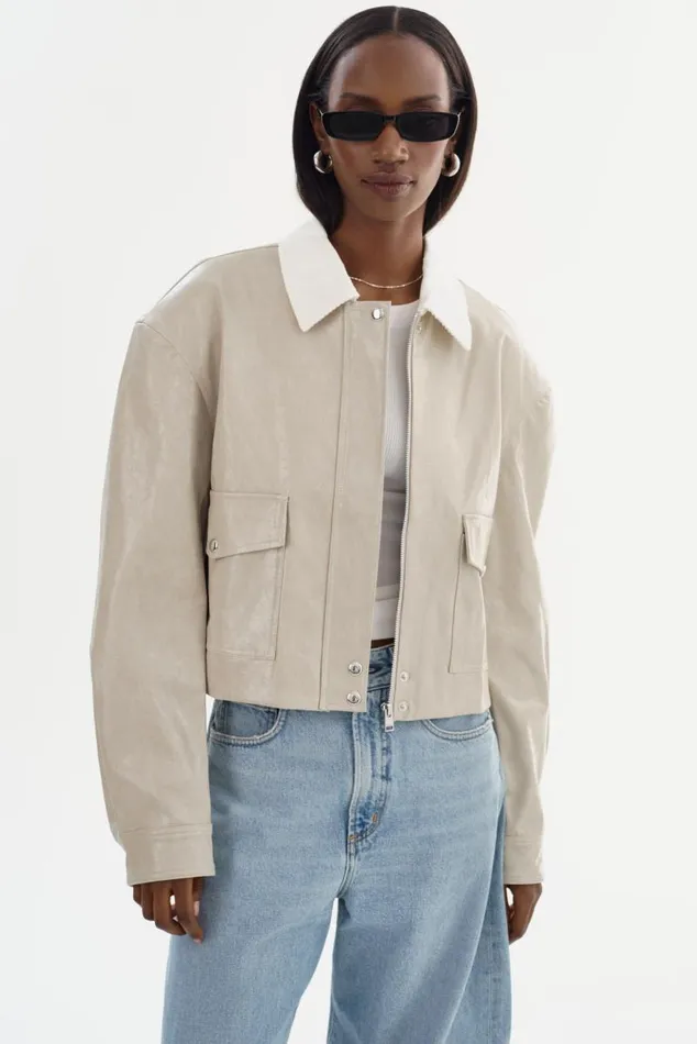 Women BRAYLIN Faux Leather Jacket Clay LAMARQUE Leather Jackets