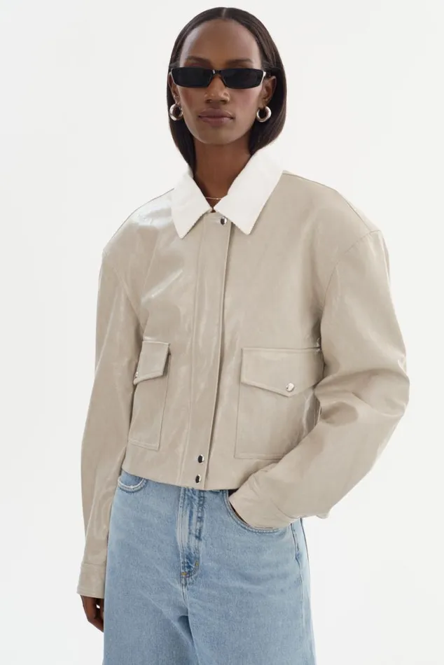 Women BRAYLIN Faux Leather Jacket Clay LAMARQUE Leather Jackets