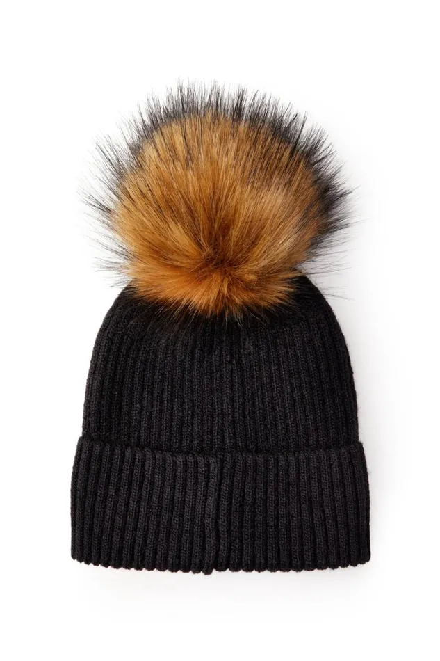 Women Burghley Bobble Hat Black Holland Cooper Hats and Headbands Women Burghley Bobble Hat Black Holland Cooper Hats and Headbands