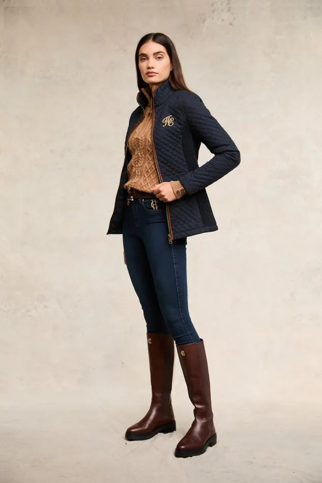 Women Cambridge Jacket Ink Navy Holland Cooper Jackets