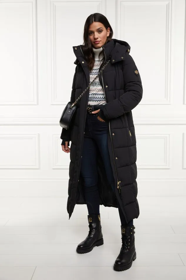 Women Carrington Longline Coat Black Holland Cooper Coats Women Carrington Longline Coat Black Holland Cooper Coats