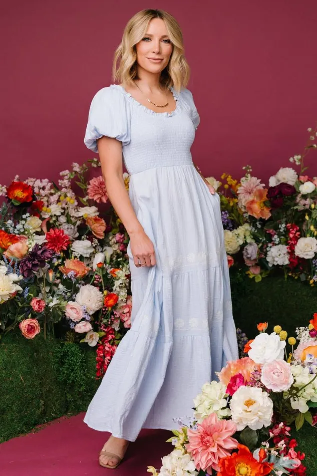 Women Carrington Maxi Dress Light Blue Baltic Born Maxi Dresses Women Carrington Maxi Dress Light Blue Baltic Born Maxi Dresses