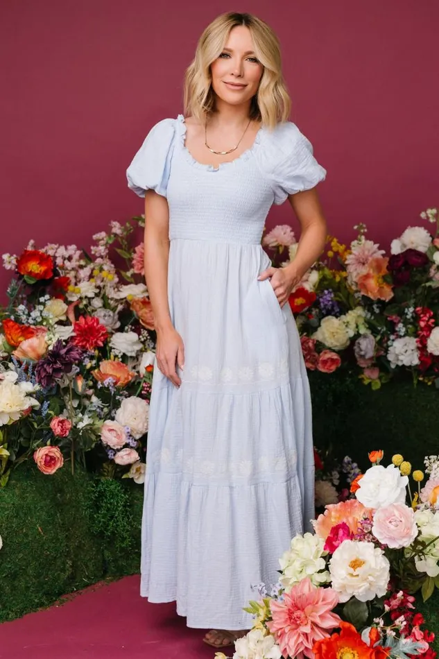 Women Carrington Maxi Dress Light Blue Baltic Born Maxi Dresses Women Carrington Maxi Dress Light Blue Baltic Born Maxi Dresses