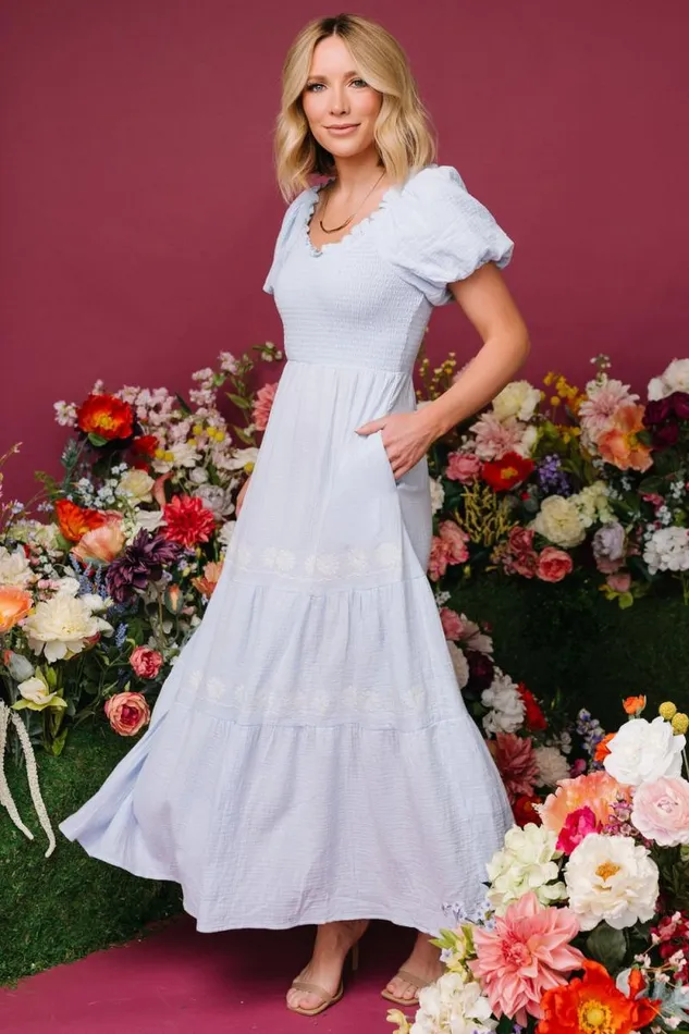 Women Carrington Maxi Dress Light Blue Baltic Born Maxi Dresses Women Carrington Maxi Dress Light Blue Baltic Born Maxi Dresses