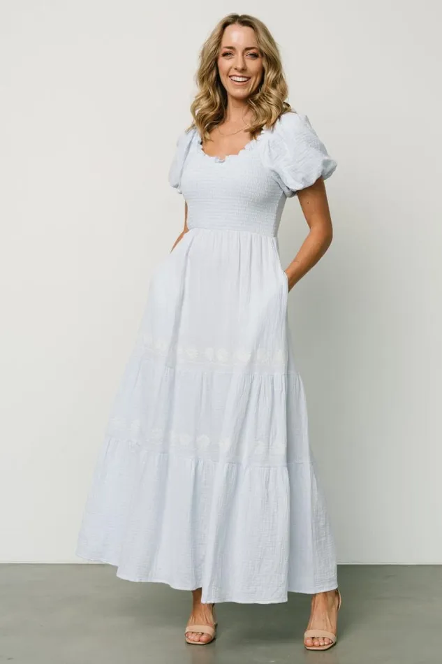 Women Carrington Maxi Dress Light Blue Baltic Born Maxi Dresses Women Carrington Maxi Dress Light Blue Baltic Born Maxi Dresses