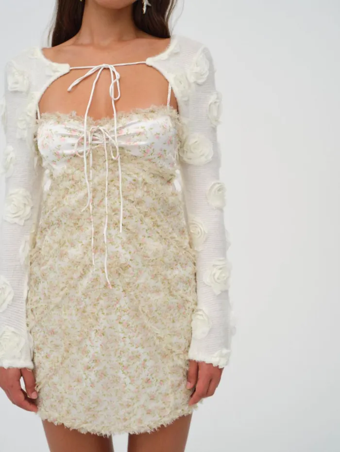 Women Chania Mini Dress Yellow For Love and Lemons Dresses