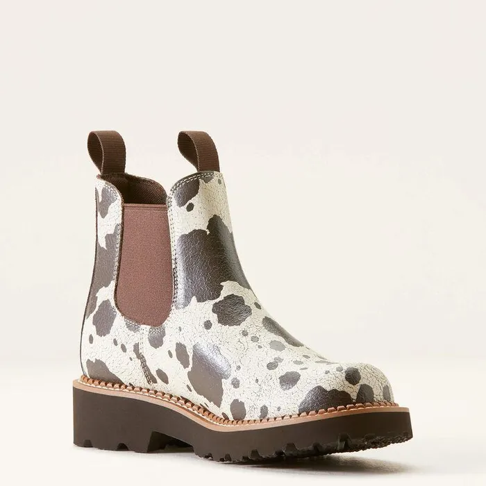 Women Chelsea Boots Ariat Fatbaby Chelsea Western Boot Cow Print Women Chelsea Boots Ariat Fatbaby Chelsea Western Boot Cow Print