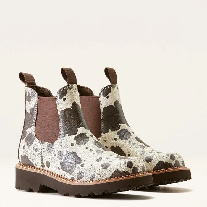 Women Chelsea Boots Ariat Fatbaby Chelsea Western Boot Cow Print Women Chelsea Boots Ariat Fatbaby Chelsea Western Boot Cow Print